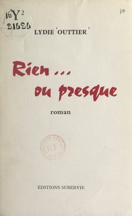 Rien... ou presque