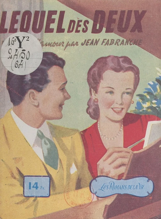 Lequel des deux - Jean Fabranche - FeniXX réédition numérique