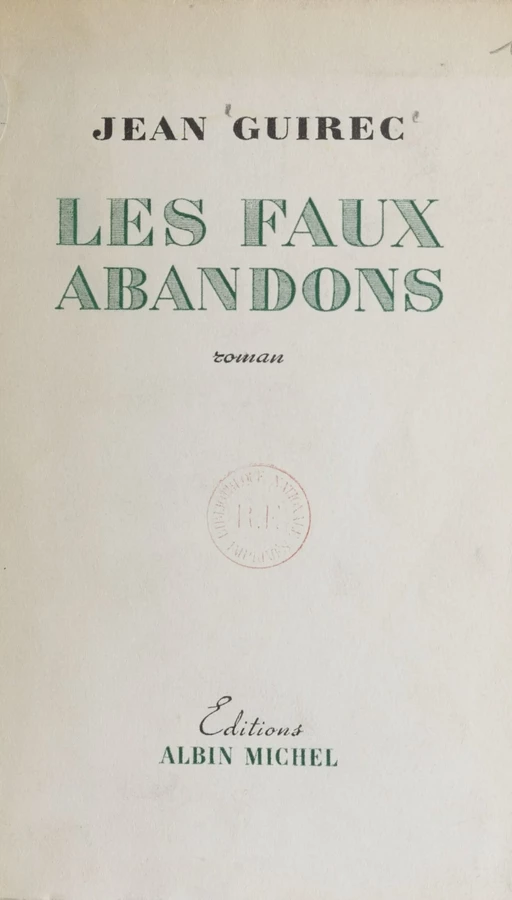 Les faux abandons - Jean Guirec - FeniXX réédition numérique