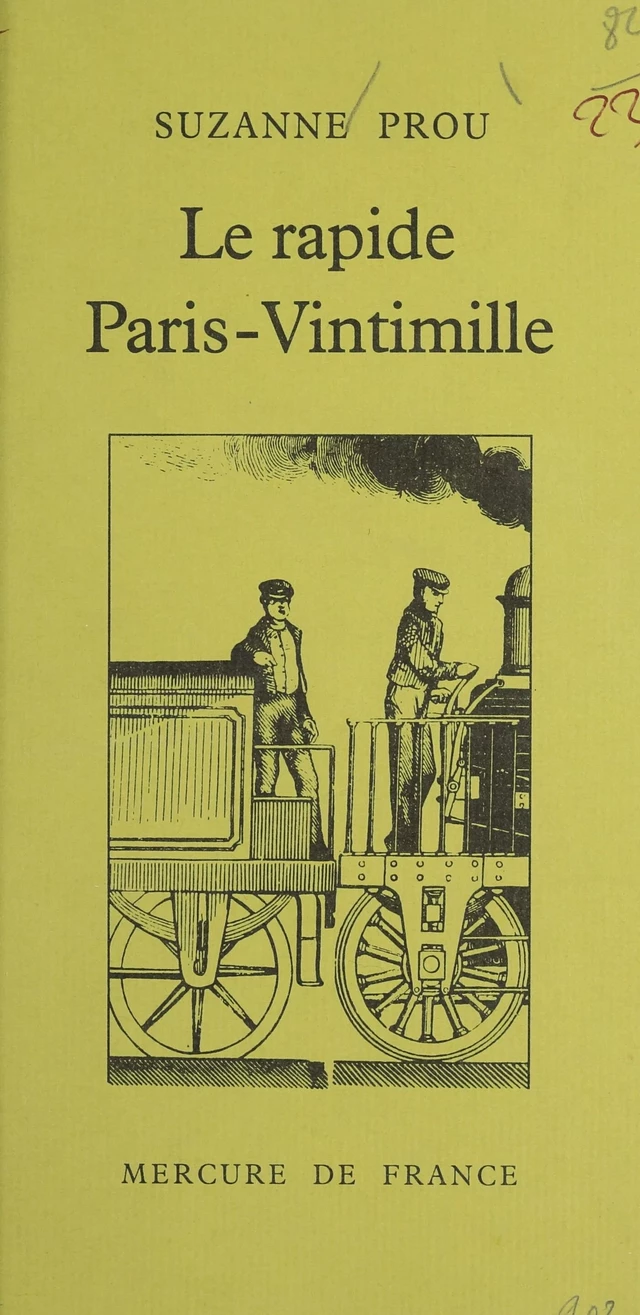 Le rapide Paris-Vintimille - Suzanne Prou - FeniXX réédition numérique