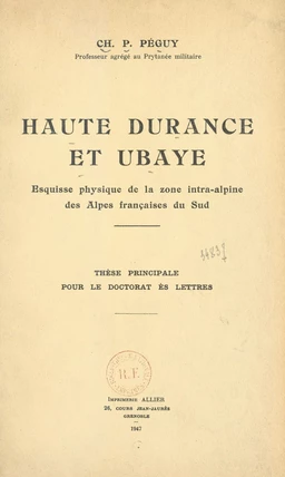 Haute Durance et Ubaye