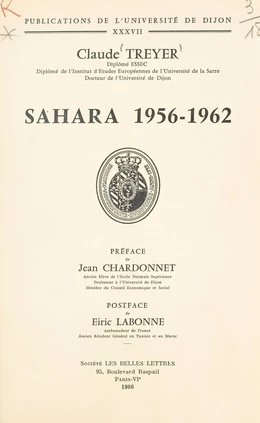 Sahara 1956-1962