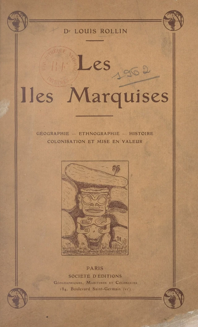 Les îles Marquises - Louis Rollin - FeniXX réédition numérique