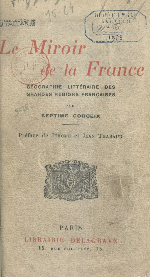 Le miroir de la France - Septime Gorceix - FeniXX réédition numérique