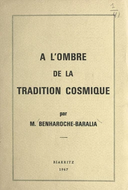 À l'ombre de la tradition cosmique