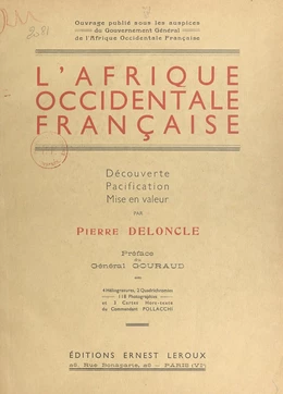 L'Afrique occidentale française