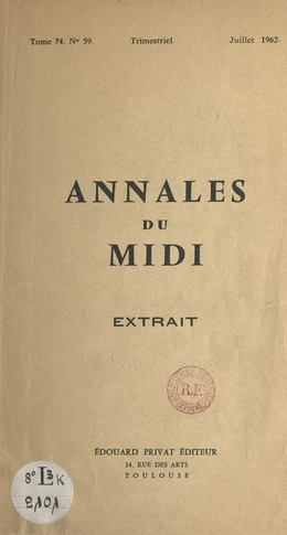 La pratique religieuse dans le diocèse de Toulouse aux XVIe et XVIIe siècles