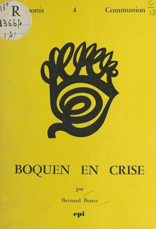 Boquen en crise - Bernard Besret - FeniXX réédition numérique