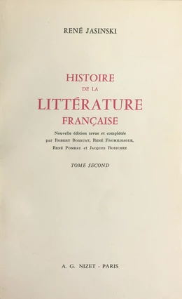 Histoire de la littérature française (2)