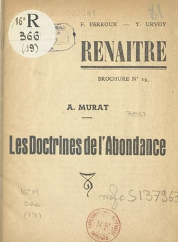 Les doctrines de l'abondance