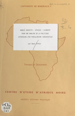 Arabie saoudite - Afrique