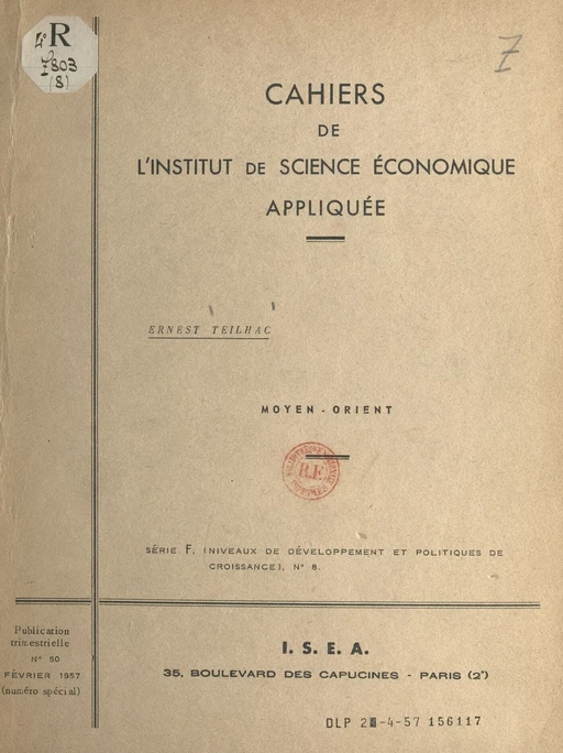 Moyen-Orient - Ernest Teilhac - FeniXX réédition numérique