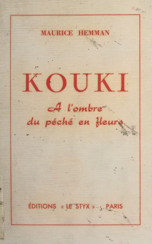 Kouki - Maurice Hemman - FeniXX réédition numérique