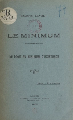 Le minimum