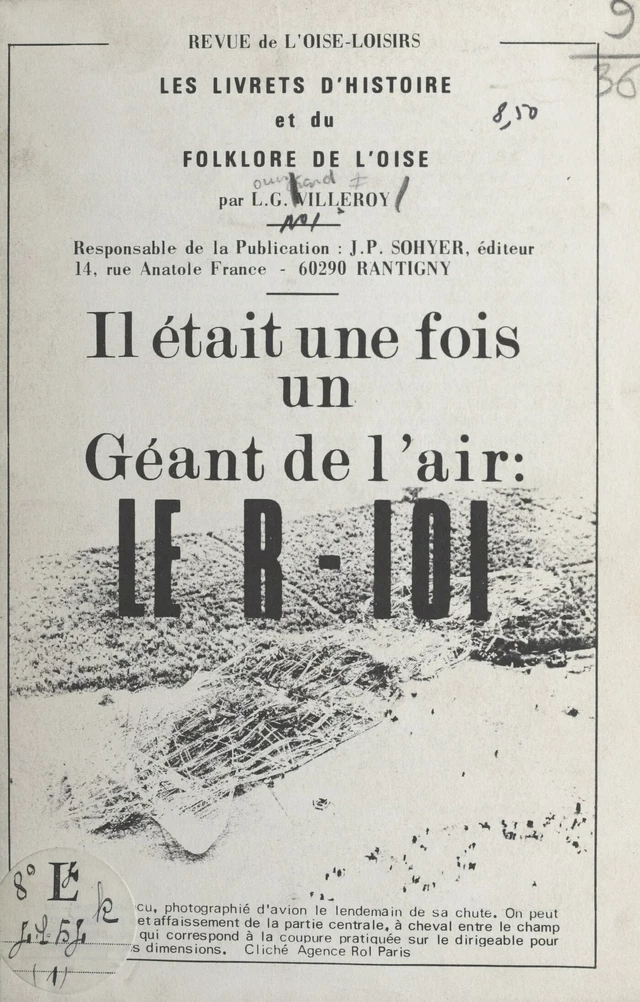 Les livrets d'histoire et du folklore de l'Oise (1) - Louis Gérard Villeroy - FeniXX réédition numérique