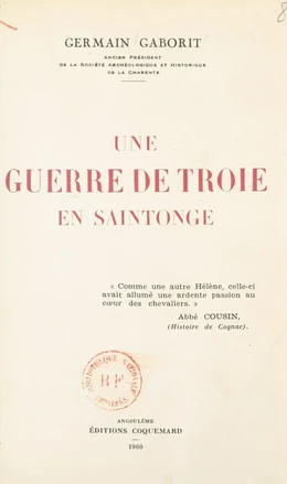 Une guerre de Troie en Saintonge