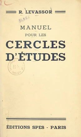 Manuel pour les cercles d'études