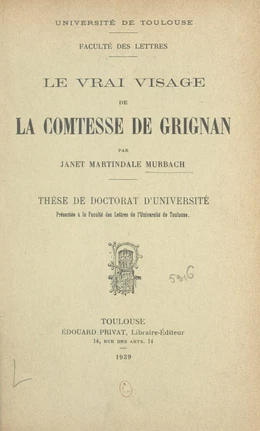 Le vrai visage de la Comtesse de Grignan