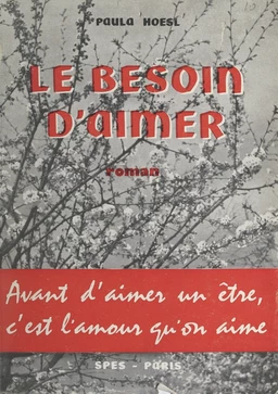 Le besoin d'aimer