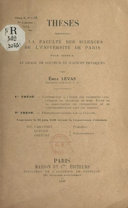 Contribution à l'étude des propriétés catalytiques du fluorure de bore. Étude de la condensation du cyclohexène et de l'épichlorhydrine avec les phénols