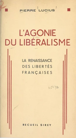 L'agonie du libéralisme