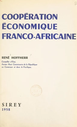 Coopération économique franco-africaine