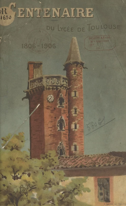 Centenaire du lycée de Toulouse -  Anonyme - FeniXX réédition numérique