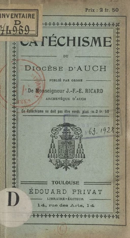 Catéchisme du diocèse d'Auch