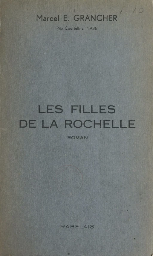 Les filles de La Rochelle - Marcel-Étienne Grancher - FeniXX réédition numérique