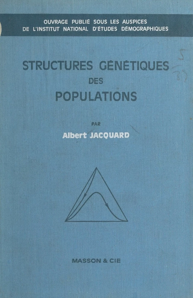 Structures génétiques des populations - Albert Jacquard - FeniXX réédition numérique