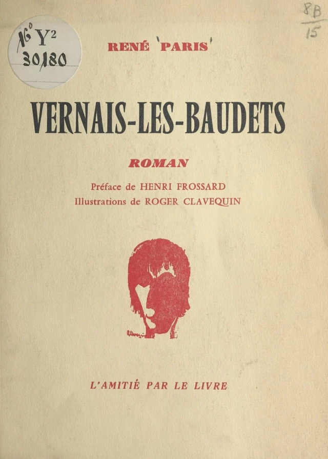 Vernais-les-Baudets - René Paris - FeniXX réédition numérique