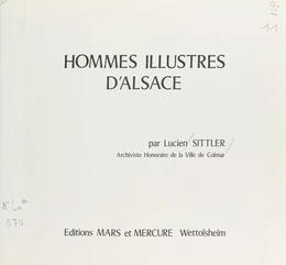 Hommes illustres d'Alsace