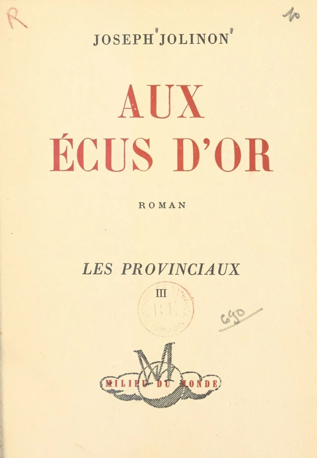 Les provinciaux (3) - Joseph Jolinon - FeniXX réédition numérique