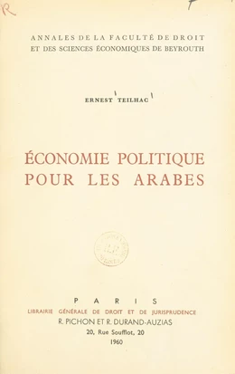 Économie politique pour les Arabes