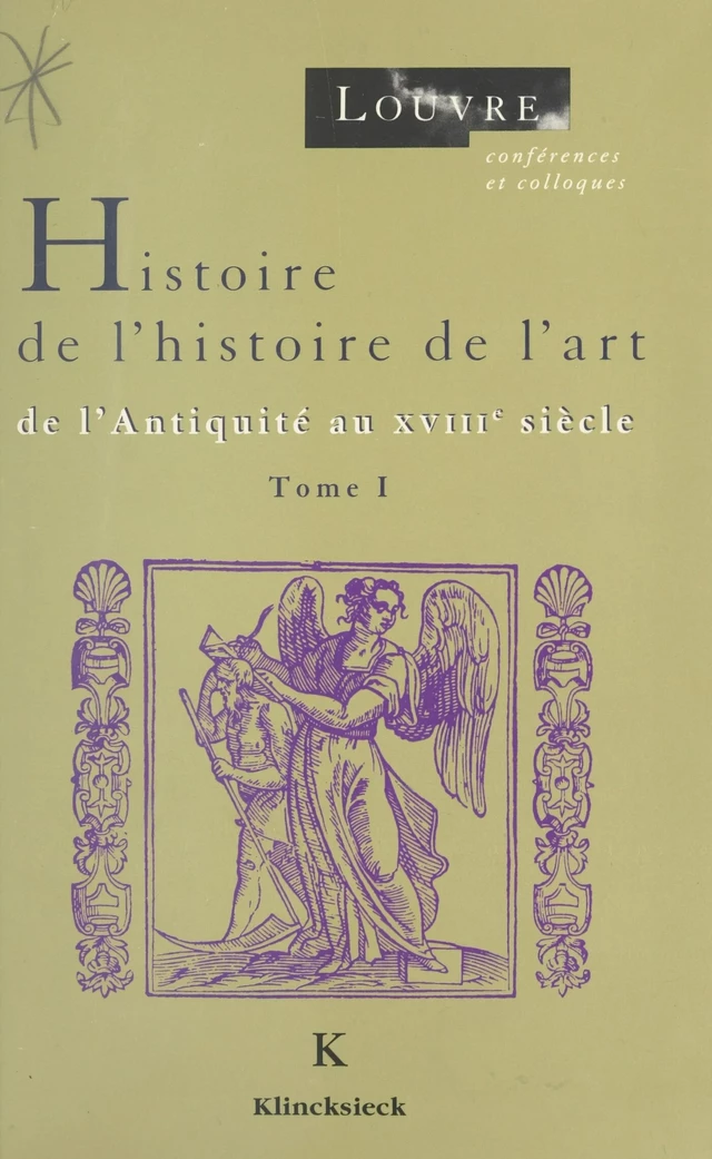 Histoire de l'histoire de l'art (1) - Svetlana Alpers, Moshe Barash - FeniXX réédition numérique