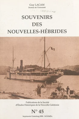 Souvenirs des Nouvelles-Hébrides