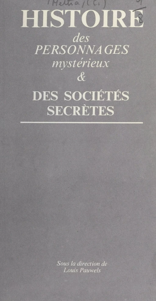 Rabelais secret - Claude Mettra - FeniXX réédition numérique