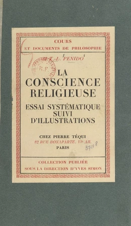 La conscience religieuse