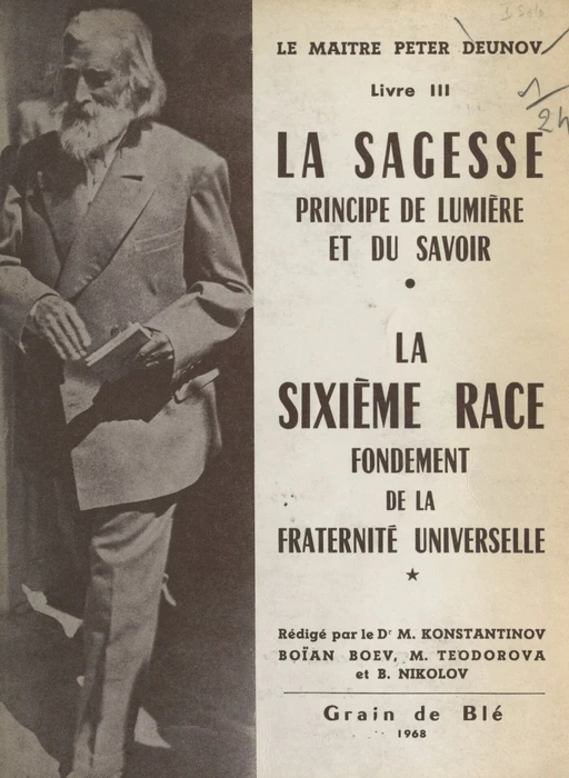 La sagesse, principe de la lumière et du savoir - Boïan Boev, Peter Deunov, M. Konstantinov - FeniXX réédition numérique