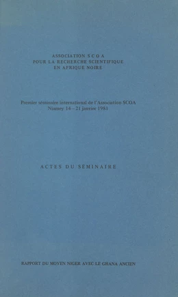 Rapport du Moyen Niger avec le Ghana ancien