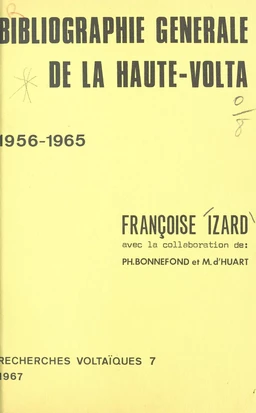 Bibliographie générale de la Haute-Volta