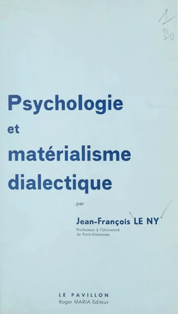 Psychologie et matérialisme dialectique