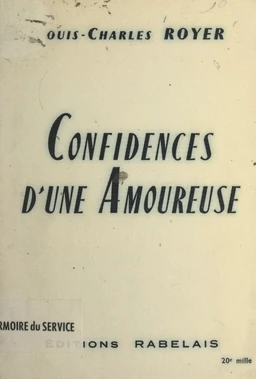 Confidences d'une amoureuse