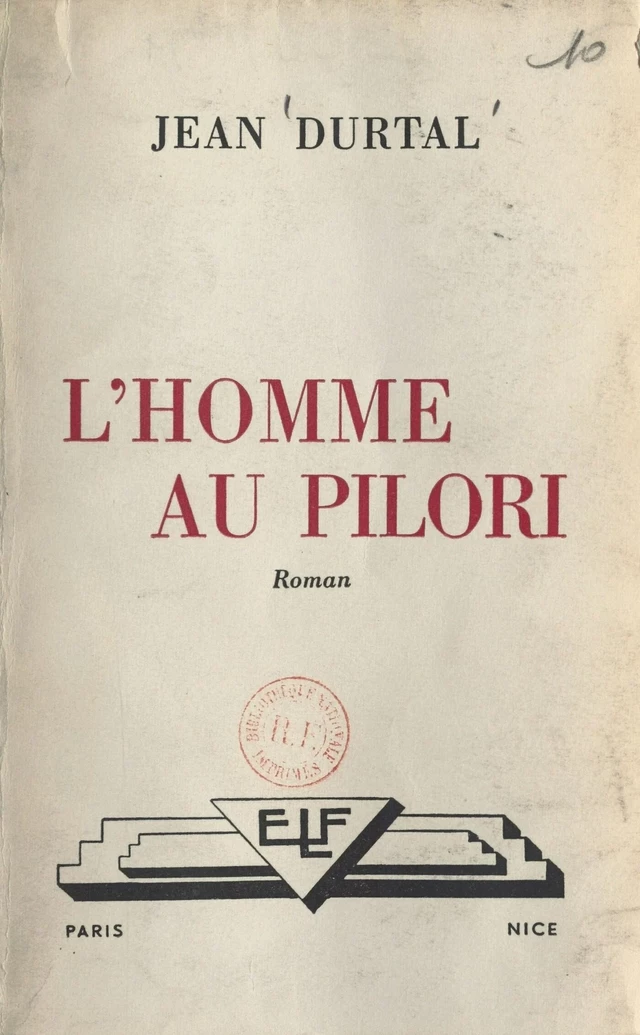 L'homme au pilori - Jean Durtal - FeniXX réédition numérique