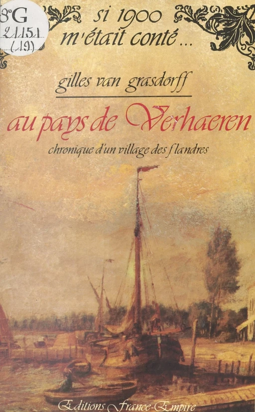 Au pays de Verhaeren - Gilles Van Grasdorff - FeniXX réédition numérique