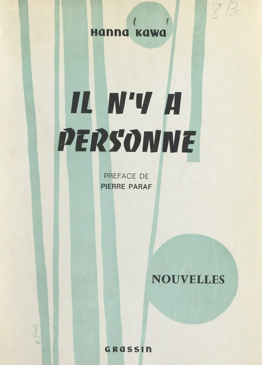 Il n'y a personne - Hanna Kawa - FeniXX réédition numérique