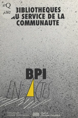 Bibliothèques au service de la communauté