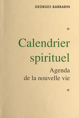 Calendrier spirituel