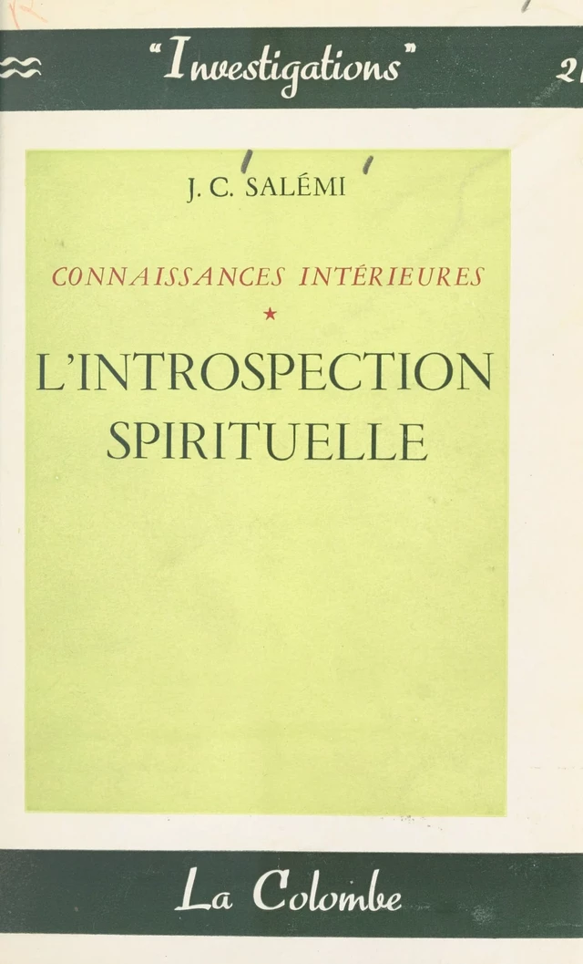 Connaissances intérieures (1) - J.-C. Salémi - FeniXX réédition numérique