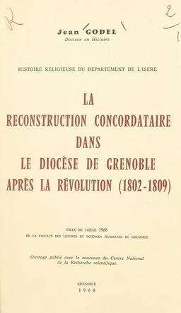 Histoire religieuse du département de l'Isère